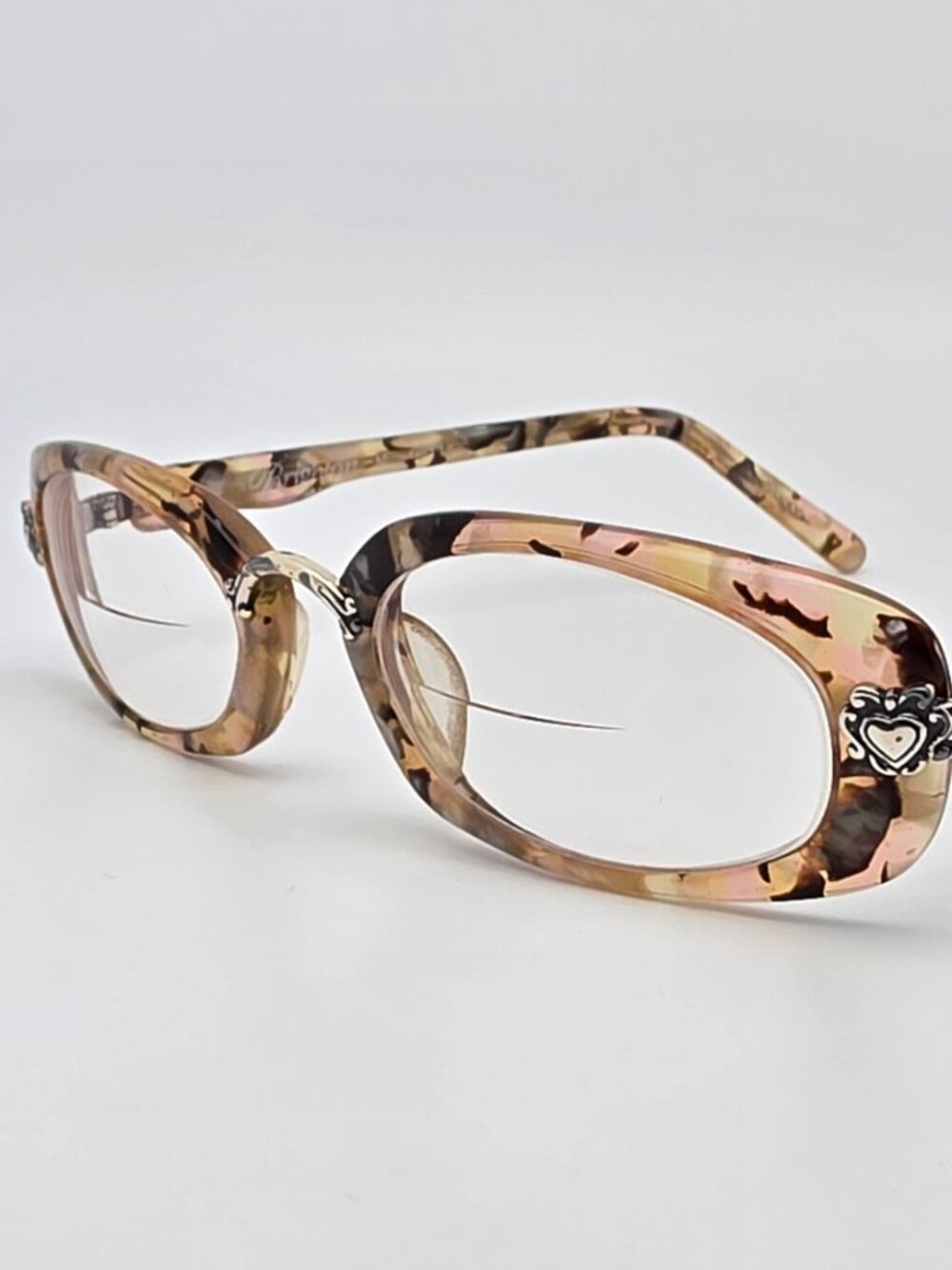Brighton Romeo and Juliet Crystal Brown Tortoise Eyeglasses Frame Hong Kong 46mm